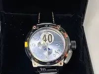 1 duikhorloge - calvaneo 1853 compressor moonphase automatic - afbeelding 3 van  9