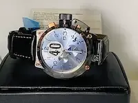 1 duikhorloge - calvaneo 1853 compressor moonphase automatic - afbeelding 6 van  9
