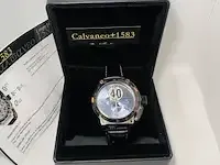 1 duikhorloge - calvaneo 1853 compressor moonphase automatic - afbeelding 7 van  9
