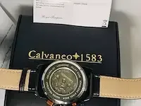 1 duikhorloge - calvaneo 1853 compressor moonphase automatic - afbeelding 9 van  9