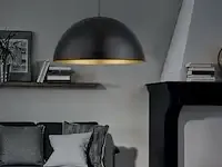 1 eglo gaetano 1 pendant lamp - e27 - ø 53 cm - black/gold eglo - afbeelding 4 van  4