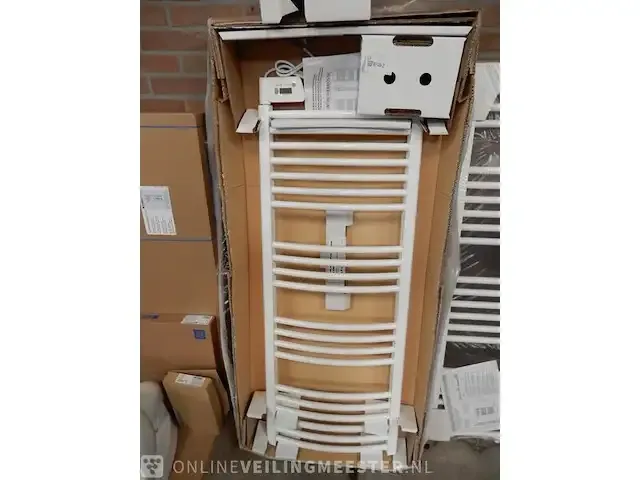 1 elektrische handdoekradiator rettig, bagana, wit - afbeelding 1 van  3