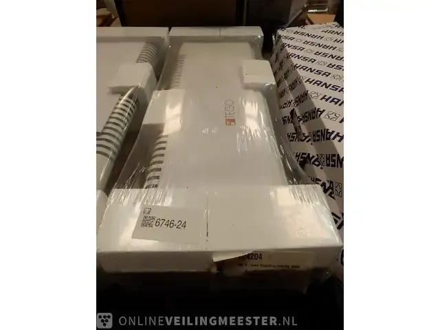 1 elektrische kachel drl, tego roundline, wit - afbeelding 1 van  2
