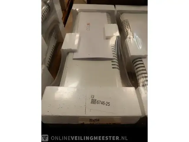 1 elektrische kachel drl, tego roundline, wit - afbeelding 1 van  2