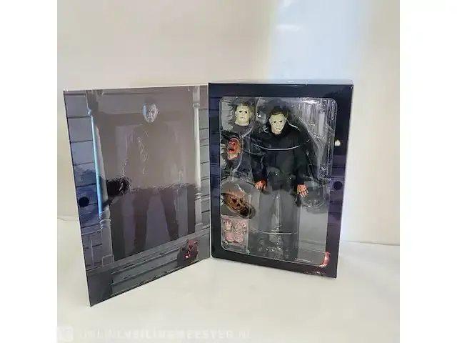 1 figurine - halloween michael myers met hakmes - afbeelding 5 van  12