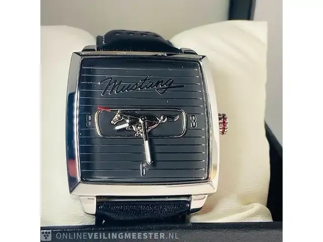 1 ford mustang horloge dresswatch, collector's editie - afbeelding 4 van  5
