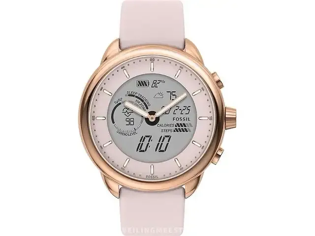 1 fossil gen 6 ftw7080 hybride smartwatch dames - 44 mm - afbeelding 4 van  6