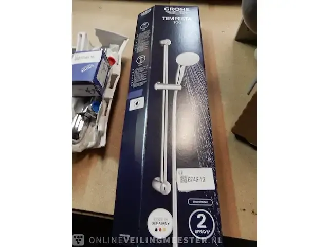 1 glijstangset grohe, tempesta, chroom - afbeelding 2 van  2