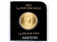 1 gouden munt canada , maple leaf - afbeelding 2 van  2