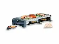 1 gourmetstel - steengrill & raclette party - princess 162830 princess - afbeelding 1 van  7