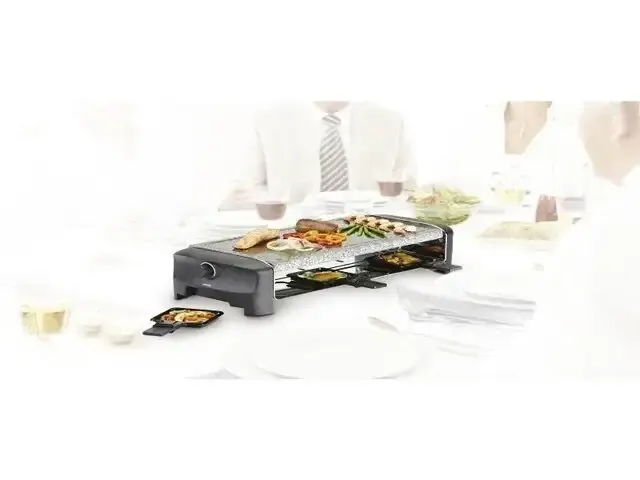 1 gourmetstel - steengrill & raclette party - princess 162830 princess - afbeelding 4 van  7