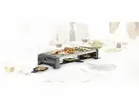 1 gourmetstel - steengrill & raclette party - princess 162830 princess - afbeelding 4 van  7