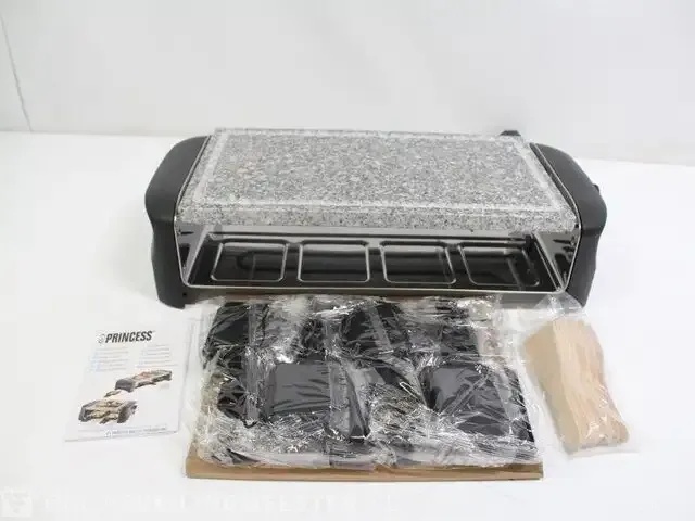 1 gourmetstel - steengrill & raclette party - princess 162830 princess - afbeelding 5 van  7