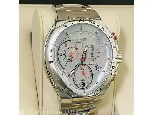 1 horloge - citizen eco-drive met complicaties volle accu - afbeelding 1 van  7