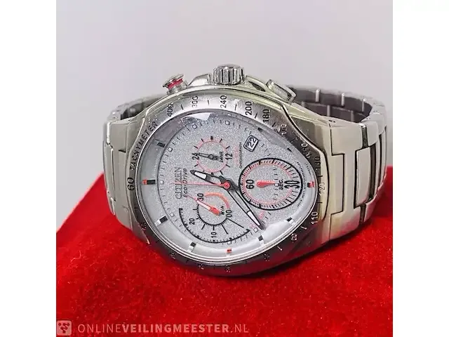 1 horloge - citizen eco-drive met complicaties volle accu - afbeelding 2 van  7