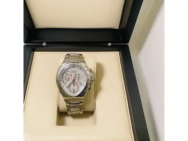 1 horloge - citizen eco-drive met complicaties volle accu - afbeelding 7 van  7