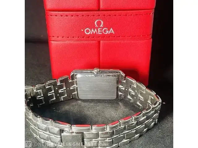 1 horloge - commodoor quartz romeinse nummers met mooie silveren band - afbeelding 4 van  4