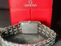 1 horloge - commodoor quartz romeinse nummers met mooie silveren band - afbeelding 4 van  4