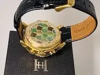 1 horloge - heritor aura automatic deco skeleton - afbeelding 3 van  10