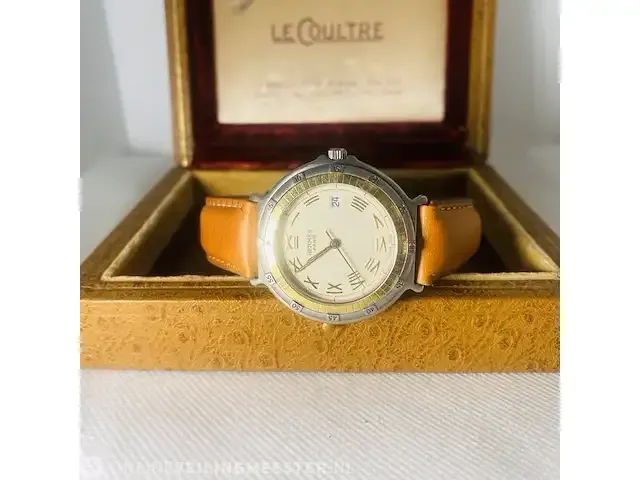 1 horloge - hermes arceau 18kt goud zeldzame editie - afbeelding 3 van  9