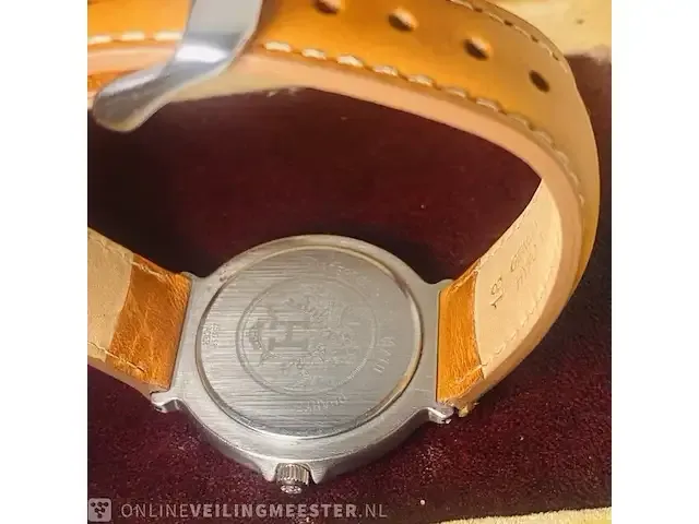 1 horloge - hermes arceau 18kt goud zeldzame editie - afbeelding 5 van  9
