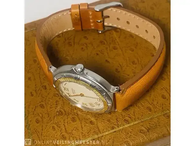 1 horloge - hermes arceau 18kt goud zeldzame editie - afbeelding 6 van  9