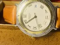 1 horloge - hermes arceau 18kt goud zeldzame editie - afbeelding 8 van  9