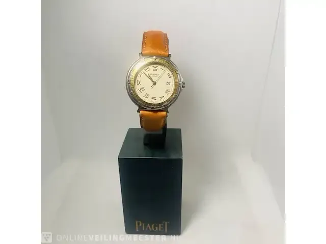 1 horloge - hermes arceau 18kt goud zeldzame editie - afbeelding 9 van  9