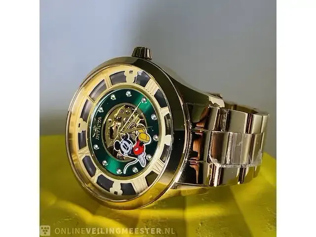 1 horloge - invicta mickey mouse ice skeleton limited nieuw - afbeelding 5 van  8