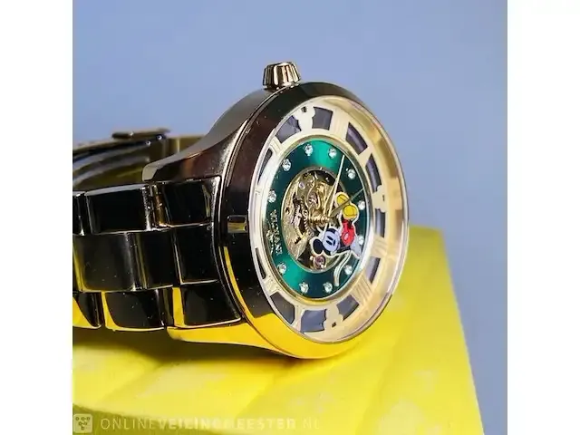 1 horloge - invicta mickey mouse ice skeleton limited nieuw - afbeelding 6 van  8