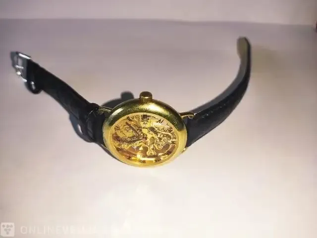 1 horloge - julien le roy - skeleton - mechanisch horloge - afbeelding 2 van  8
