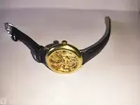 1 horloge - julien le roy - skeleton - mechanisch horloge - afbeelding 2 van  8