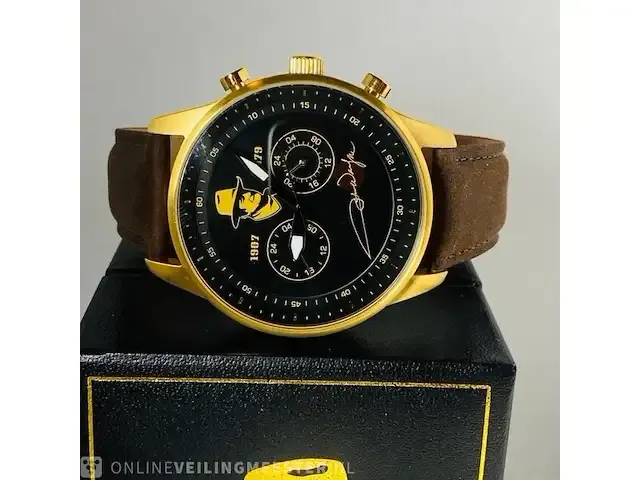 1 john wayne gouden chronograaf collector's editie - afbeelding 4 van  6