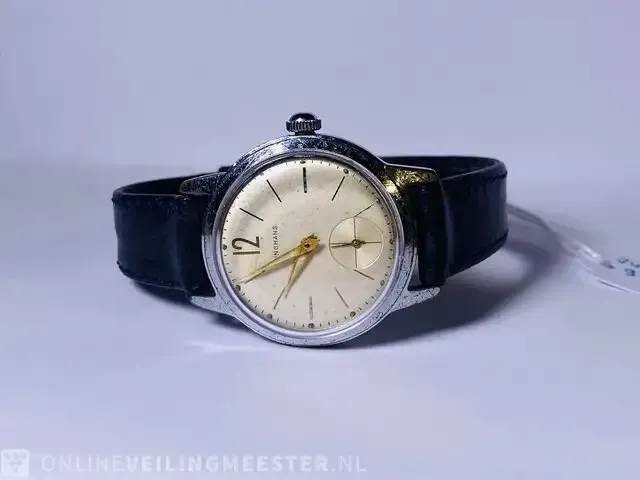 1 junghans horloge 'little bill' mechanisch 935 uurwerk - afbeelding 6 van  8