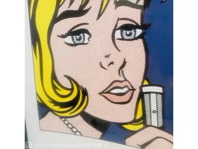 1 lithograaf - roy lichtenstein 'the melody' - afbeelding 1 van  5