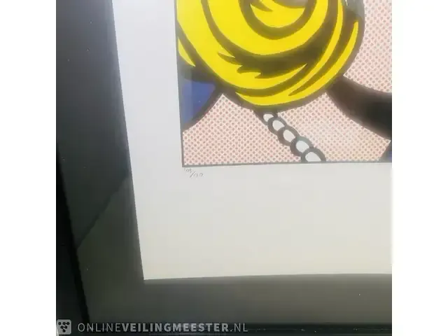 1 lithograaf - roy lichtenstein 'the melody' - afbeelding 3 van  5