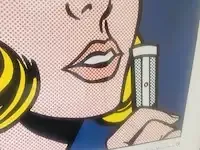 1 lithograaf - roy lichtenstein 'the melody' - afbeelding 4 van  5