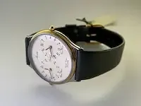 1 monté twin quartz horloge - luxe juwelier's dresswatch - afbeelding 3 van  7