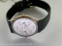1 monté twin quartz horloge - luxe juwelier's dresswatch - afbeelding 6 van  7