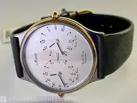 1 monté twin quartz horloge - luxe juwelier's dresswatch - afbeelding 7 van  7