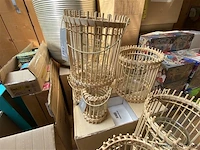 1 partij rotan windlichten gusta - afbeelding 2 van  3