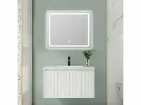 1-persoons badkamermeubel 70 cm wit - incl. kraan - afbeelding 1 van  1