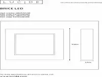 1 plafondlamp badkamer - led dimbaar - lucide brice-led lucide - afbeelding 4 van  4