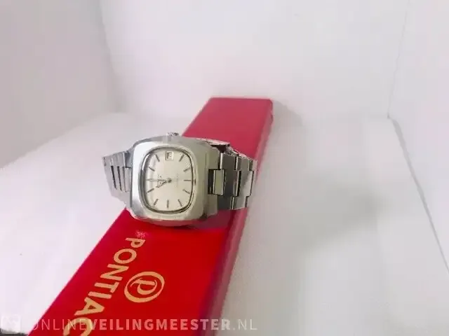 1 pontiac memomatic *** automatisch tank horloge - afbeelding 4 van  10
