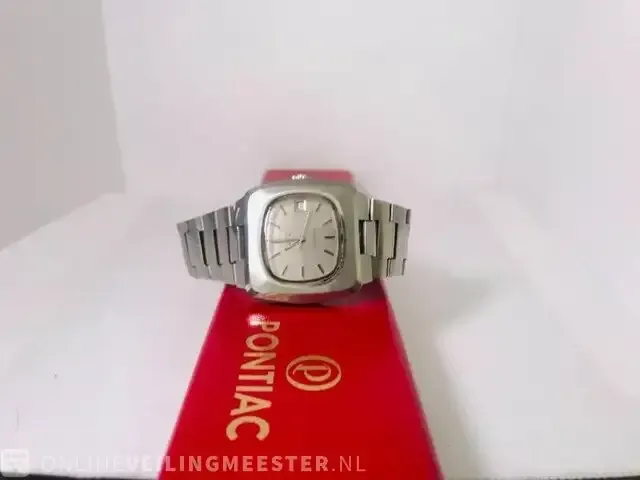 1 pontiac memomatic *** automatisch tank horloge - afbeelding 5 van  10