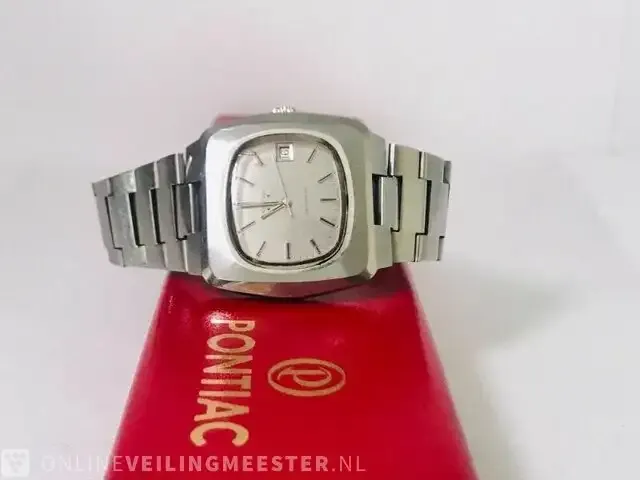 1 pontiac memomatic *** automatisch tank horloge - afbeelding 6 van  10