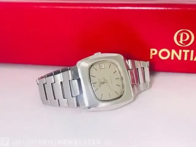 1 pontiac memomatic *** automatisch tank horloge - afbeelding 8 van  10