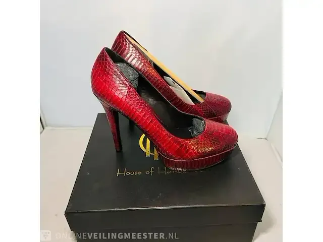 1 pumps/hakken - house of harlow 100% slangen leer - afbeelding 2 van  6