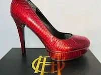 1 pumps/hakken - house of harlow 100% slangen leer - afbeelding 3 van  6