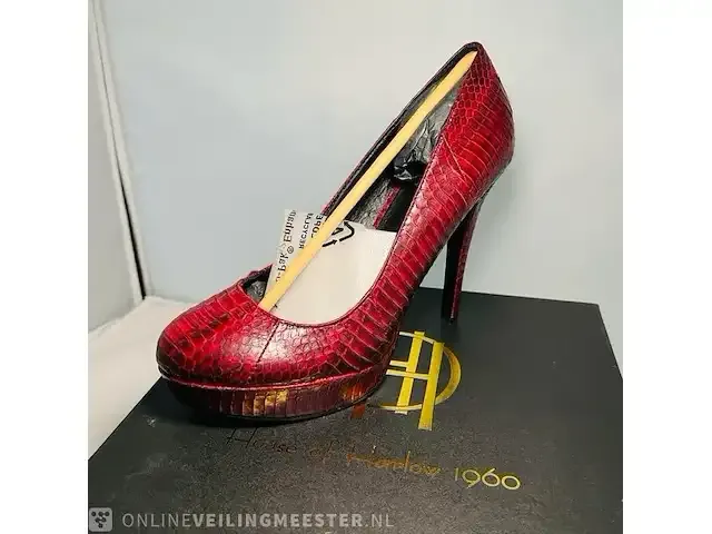 1 pumps/hakken - house of harlow 100% slangen leer - afbeelding 5 van  6